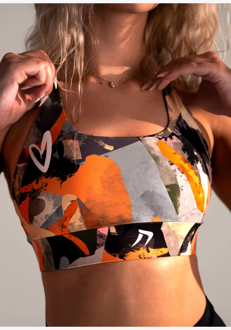 KFIT Podprsenka Camo Burst Y