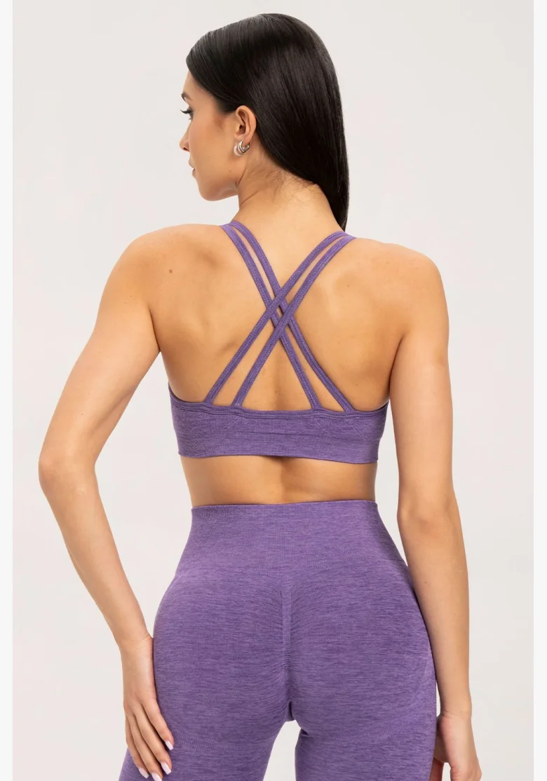 Gym Glamour Podprsenka seamless Violet