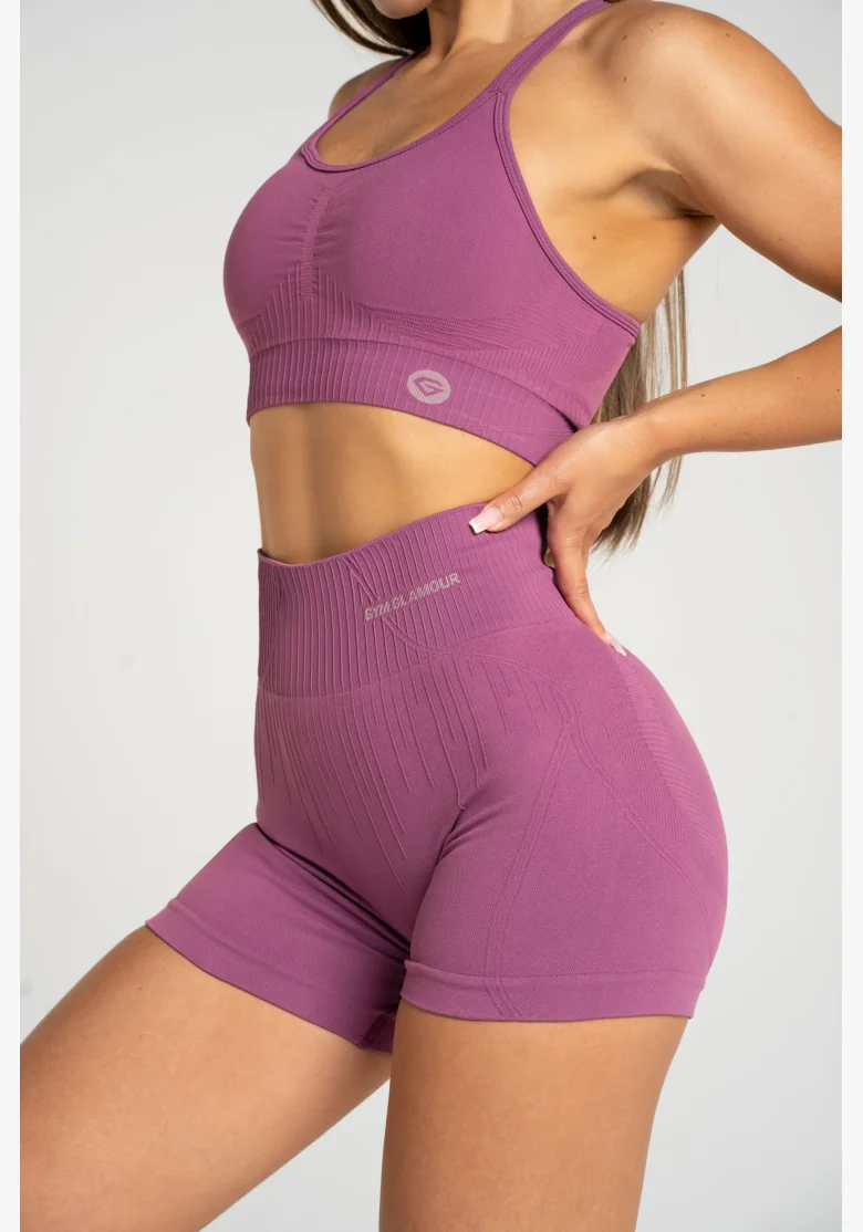 Gym Glamour Šortky push up 2.0 Merry Berry