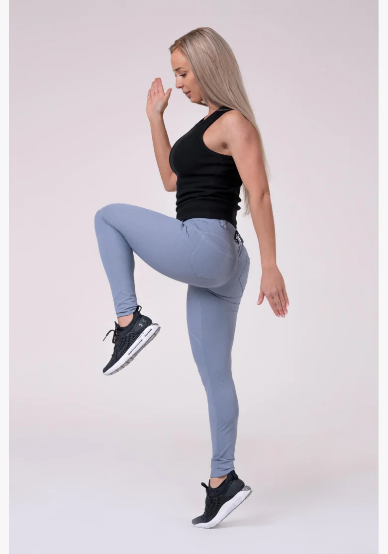 NEBBIA Dreamy Edition Bubble Butt legíny modrá