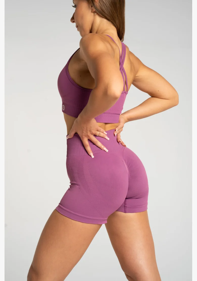 Gym Glamour Šortky push up 2.0 Merry Berry