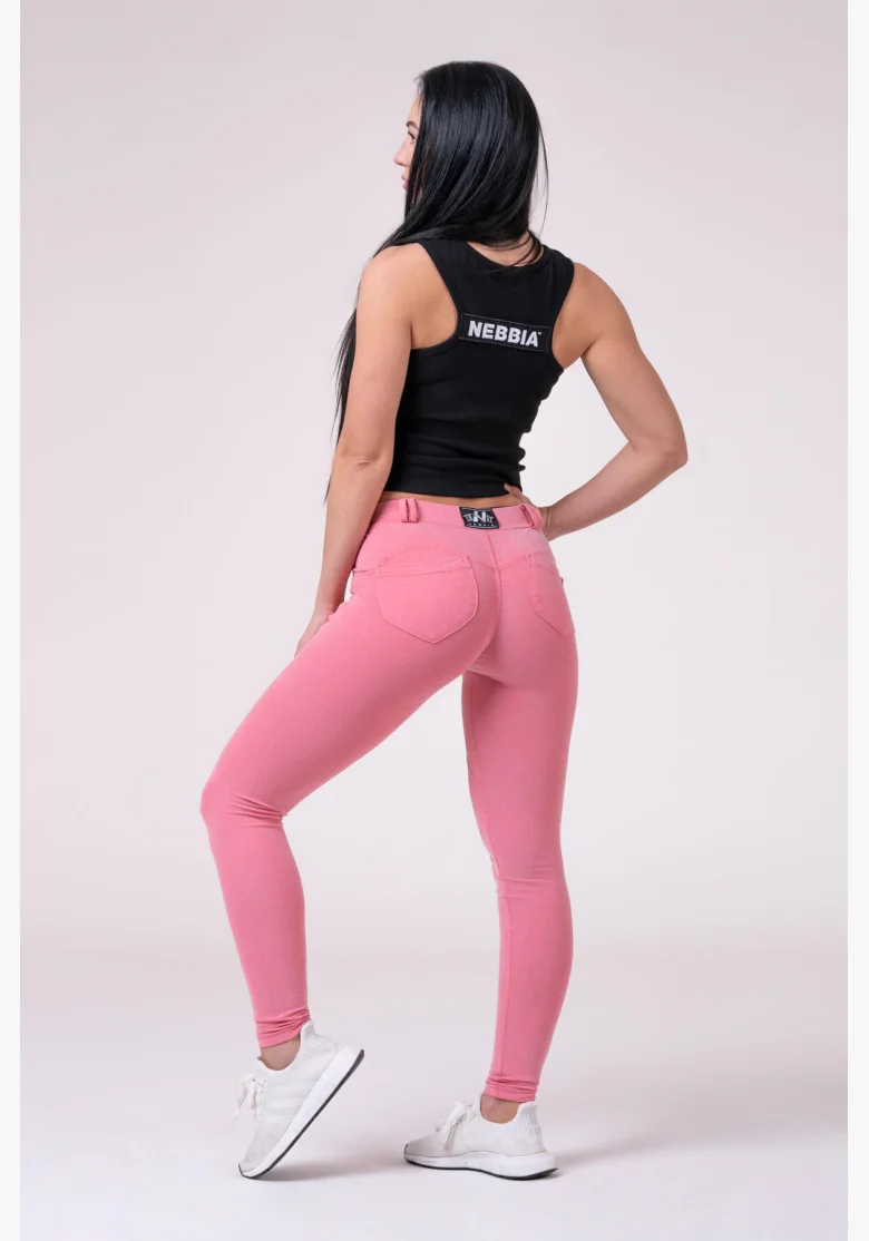 NEBBIA Dreamy Edition Bubble Butt legíny ružová