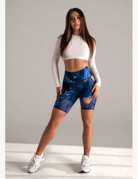 KFIT Šortky Moonlit Bloom s vreckami