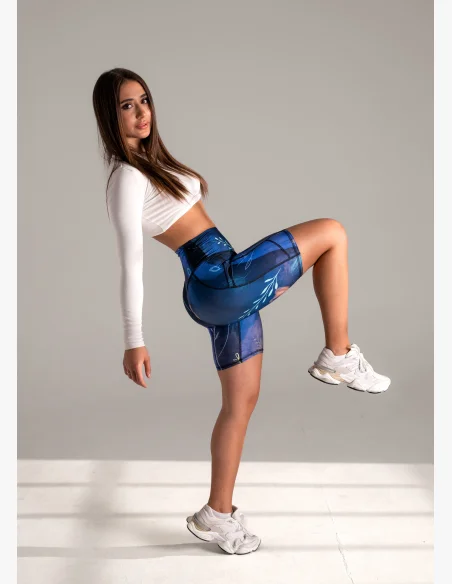 KFIT Šortky Moonlit Bloom s vreckami