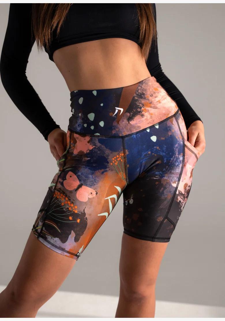 KFIT Šortky Butterfly s vreckami