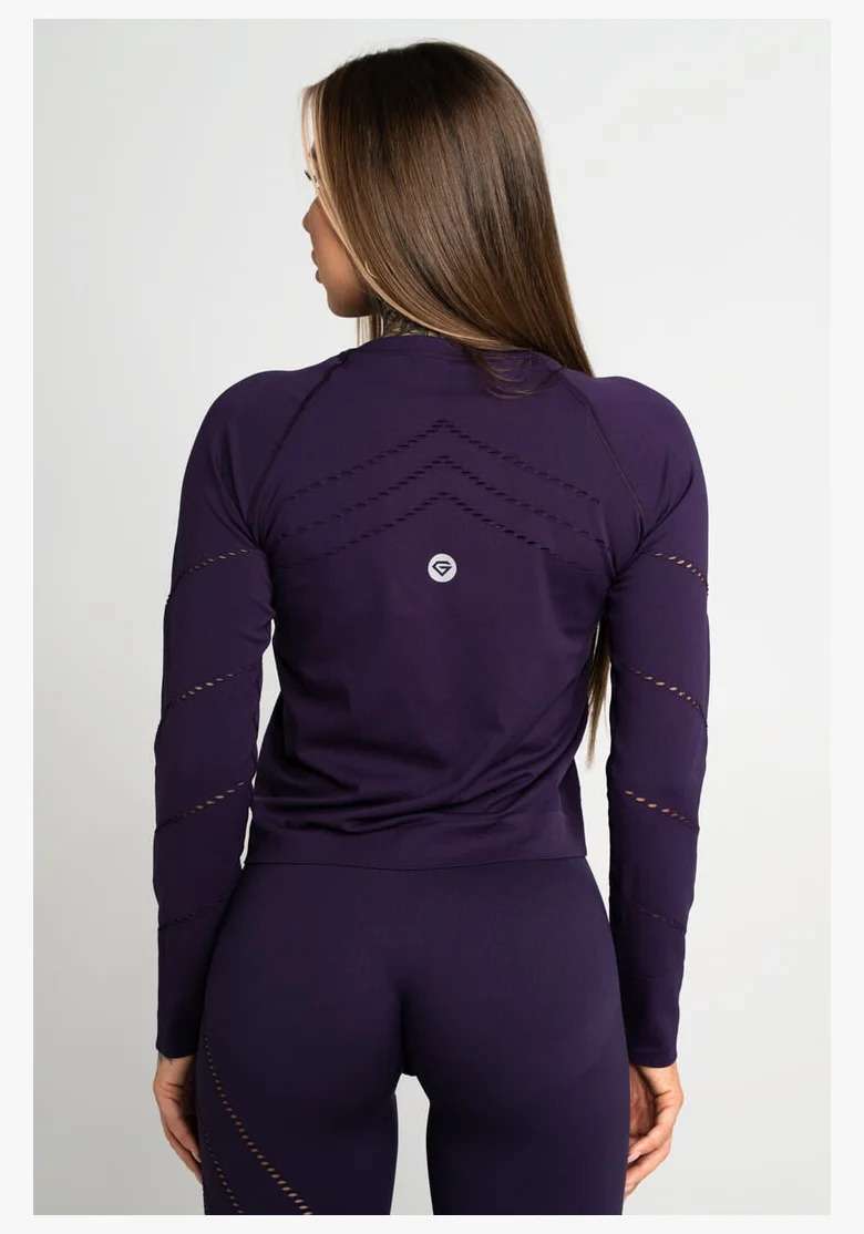 Gym Glamour Top s dlhým rukávom Mysterioso