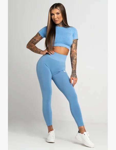 Gym Glamour Legíny second Skin Blue