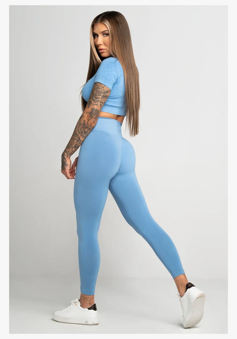 Gym Glamour Legíny second Skin Blue