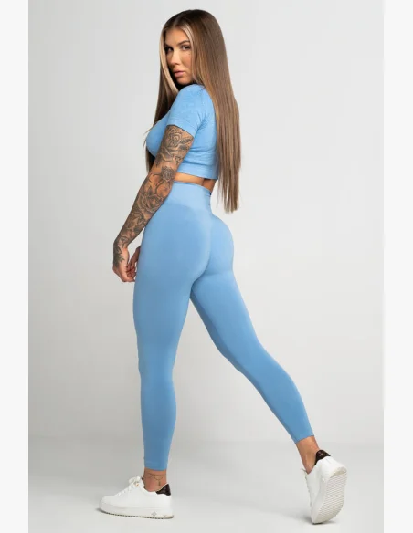Gym Glamour Legíny second Skin Blue