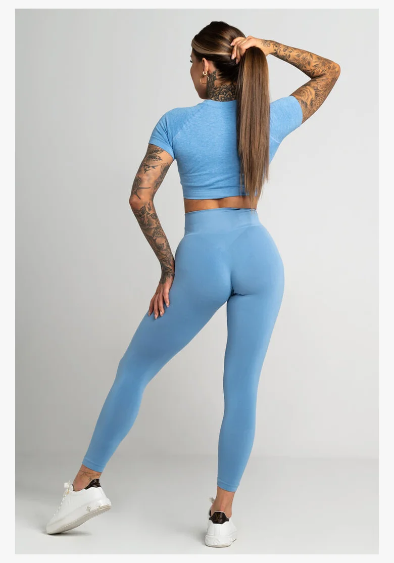 Gym Glamour Legíny second Skin Blue
