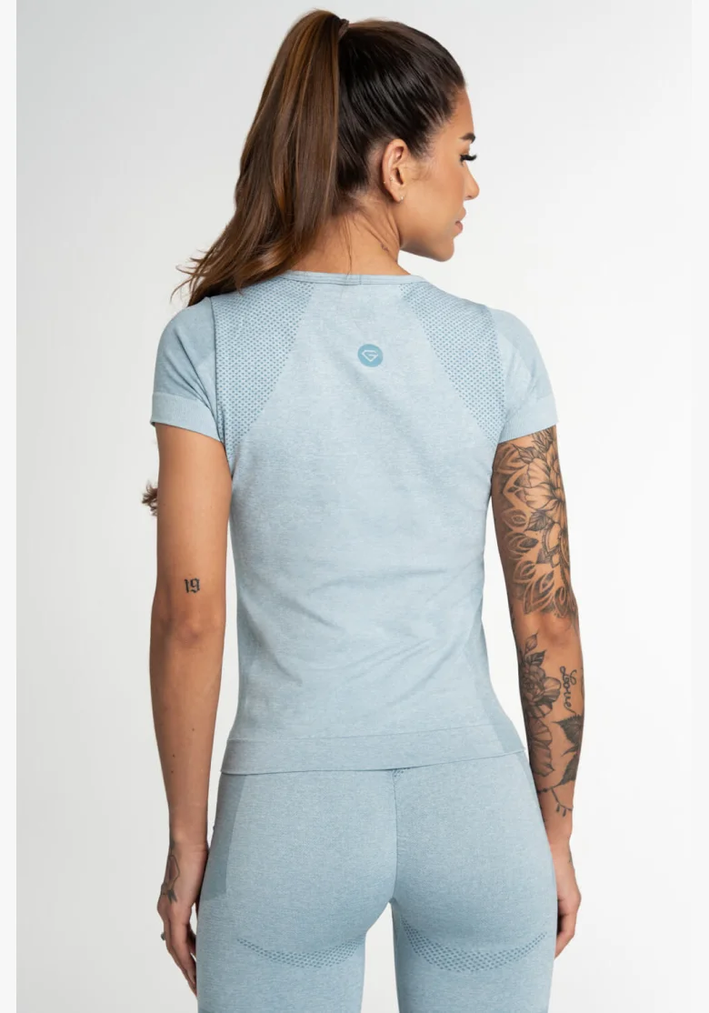 Gym Glamour Top Fusion Blue