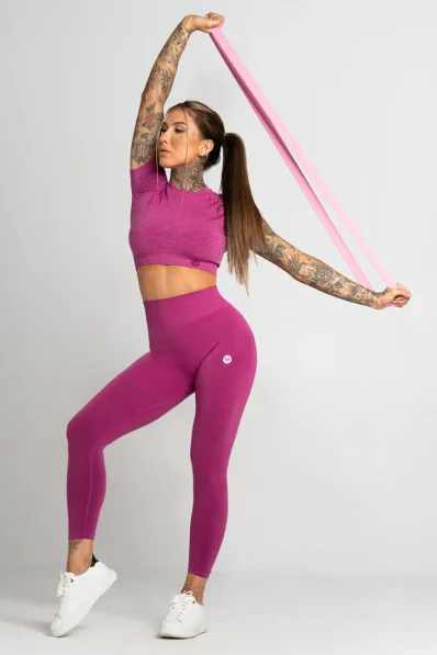 GYM GLAMOUR • Gym Glamour Legíny Second Skin Pink • NebShop 2