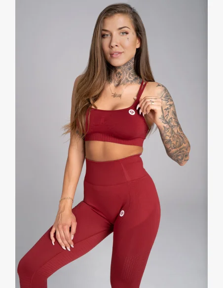 Glamour Fitness podprsenka Seamless Bordo