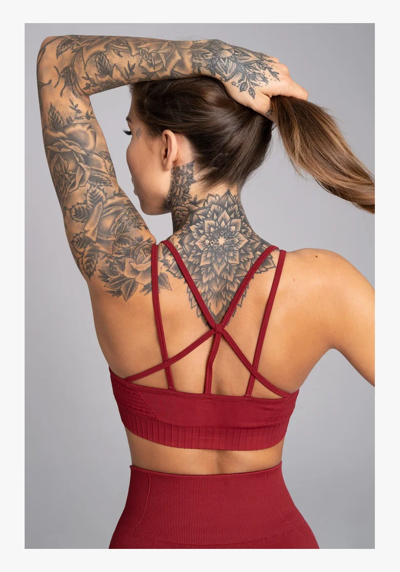 Glamour Fitness podprsenka Seamless Bordo