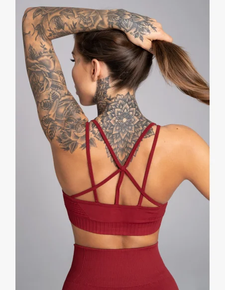 Glamour Fitness podprsenka Seamless Bordo