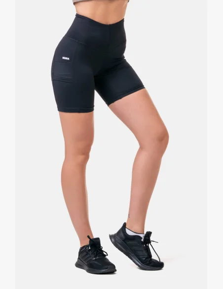NEBBIA Fit & Smart dámske cyklistické šortky čierna