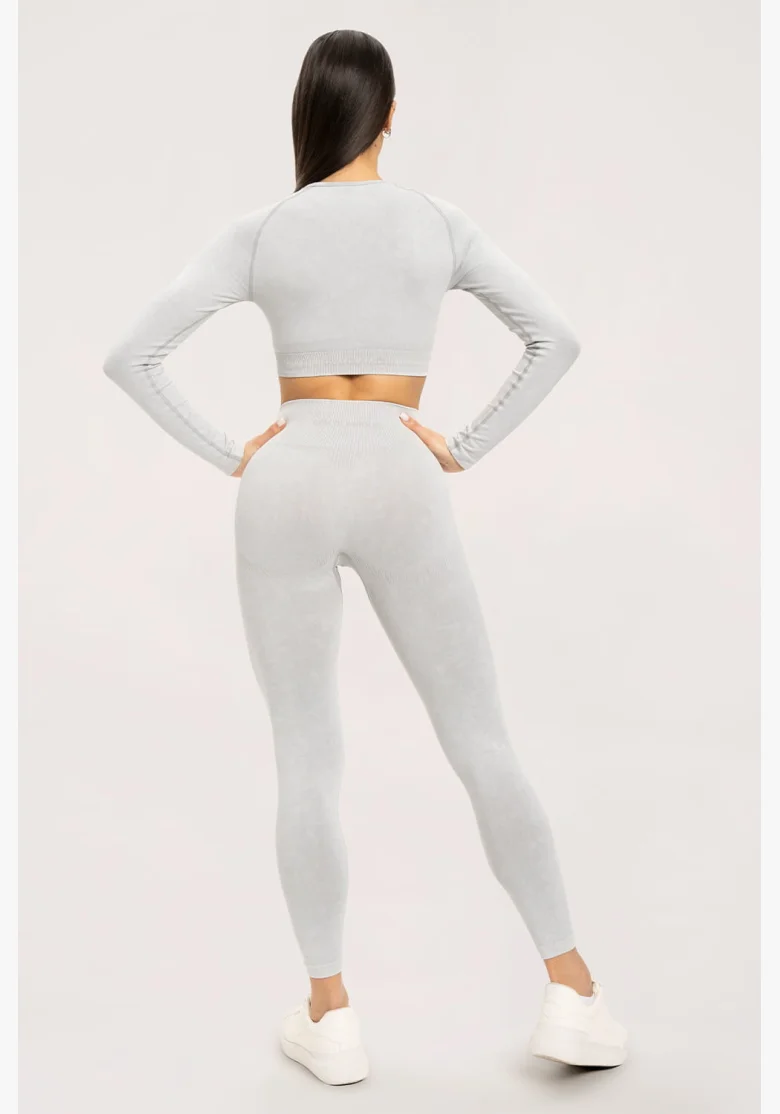 Gym Glamour Stone Washed biele