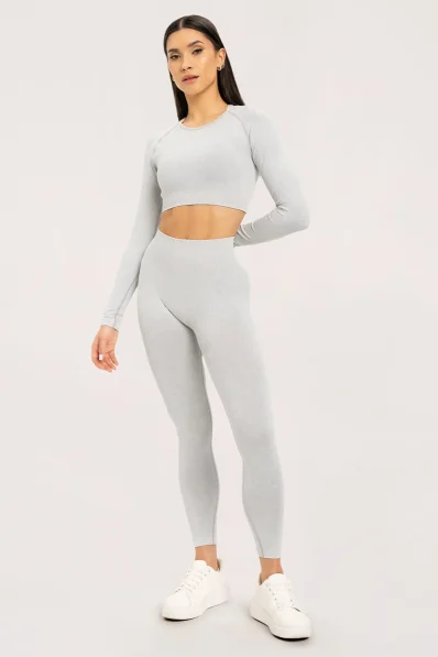 Gym Glamour Stone Washed biele • NebShop
