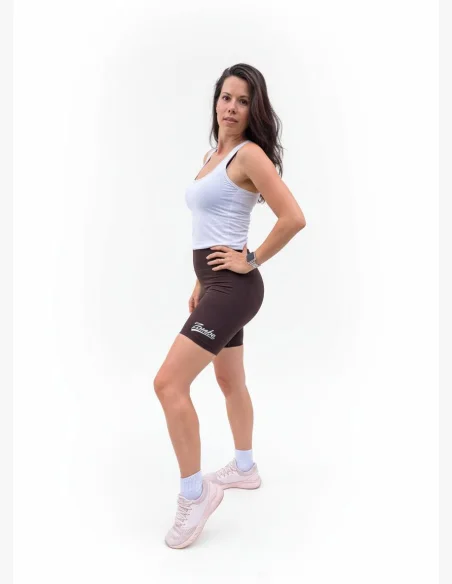 ZOMBE Push Up Šortky Bike Fit hnedé