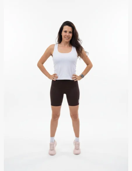 ZOMBE Push Up Šortky Bike Fit hnedé