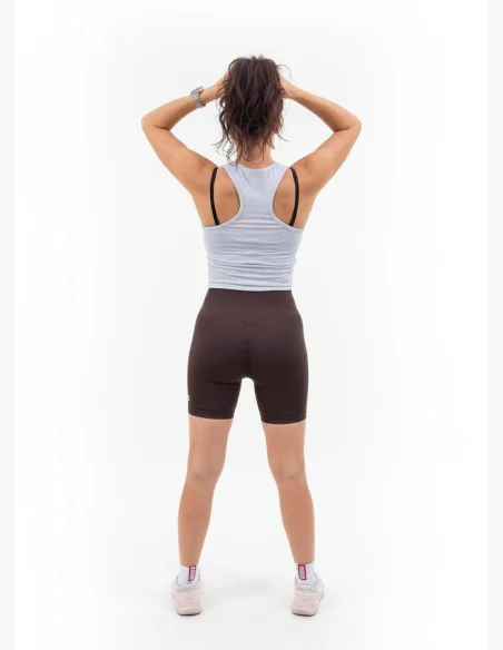 ZOMBE Push Up Šortky Bike Fit hnedé