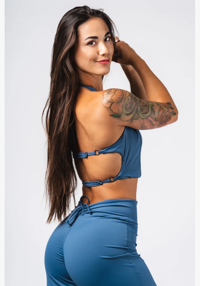 NEBBIA Deni x NEBBIA Športový tank top modrý