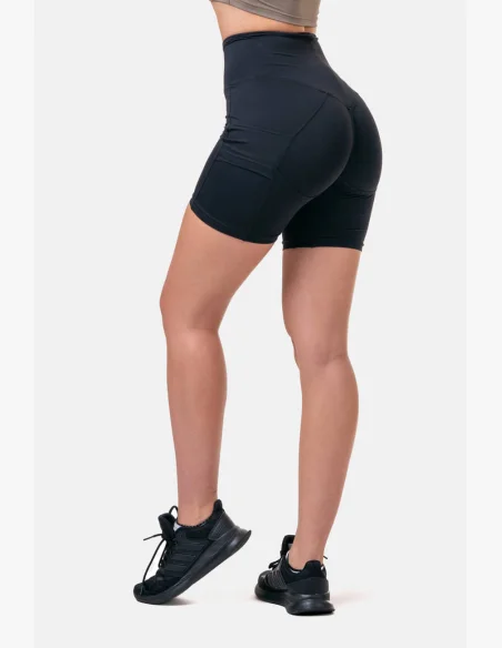 NEBBIA Fit & Smart dámske cyklistické šortky čierna