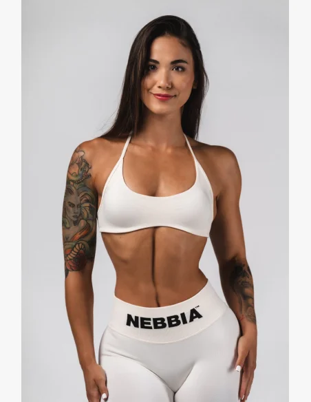 NEBBIA Bezšvová Lift-Up podprsenka Flow Seamless krémová