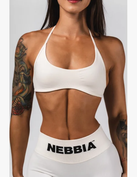 NEBBIA Bezšvová Lift-Up podprsenka Flow Seamless krémová