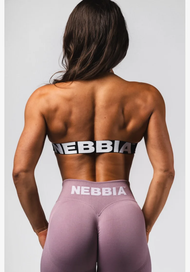 NEBBIA Bezšvová Lift-Up podprsenka Flow Seamless ružová