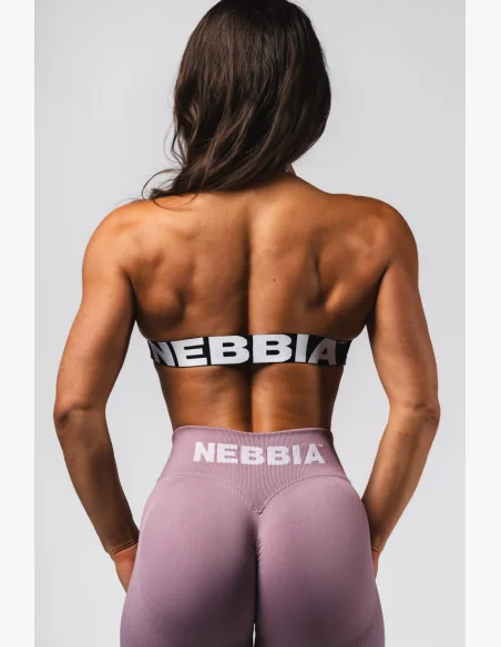 NEBBIA Bezšvová Lift-Up podprsenka Flow Seamless ružová