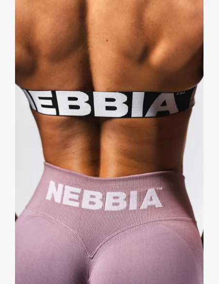 NEBBIA Bezšvová Lift-Up podprsenka Flow Seamless ružová