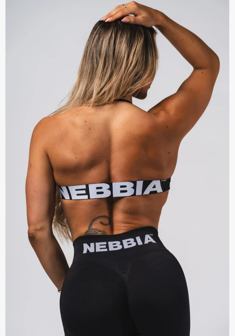 NEBBIA Bezešvá Lift-Up podprsenka Flow Seamless čierna
