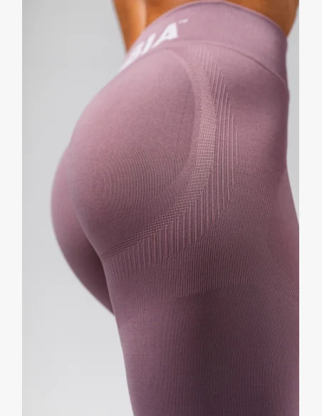 NEBBIA Bezšvové extra push-up legíny s vysokým pásom Flow Seamless ružové