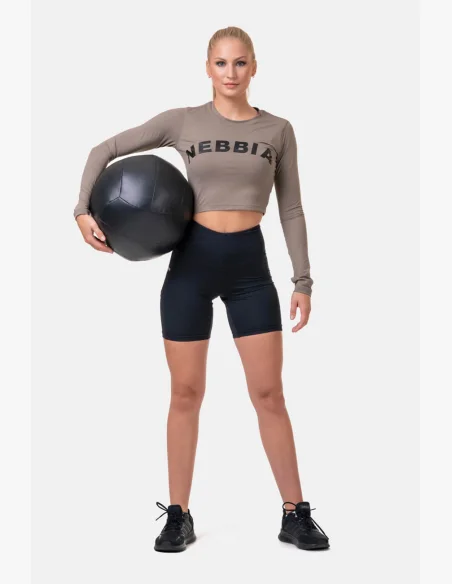 NEBBIA Fit & Smart dámske cyklistické šortky čierna