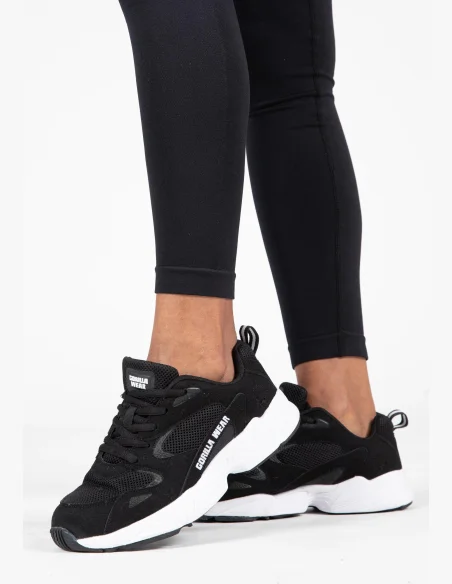 Gorilla Wear Dámske bezšvové legíny QUINCY Seamless - Čierne
