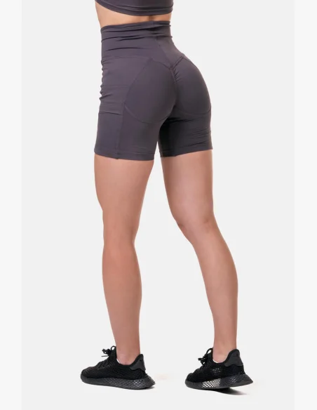 NEBBIA Fit & Smart dámske cyklistické šortky marron