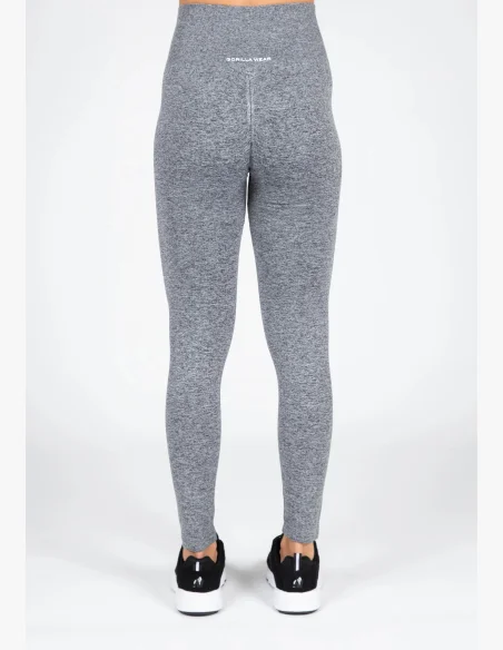 Gorilla Wear Dámske bezšvové legíny QUINCY Seamless - Sivé