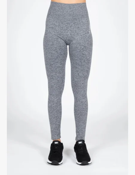 Gorilla Wear Dámske bezšvové legíny QUINCY Seamless - Sivé