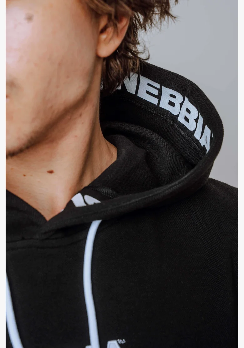 NEBBIA Mikina bez rukávov HERO Čierna