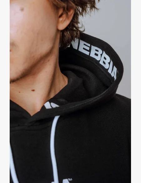 NEBBIA Mikina bez rukávov HERO Čierna