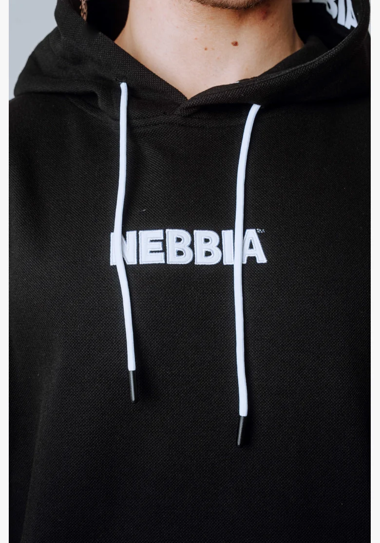 NEBBIA Mikina bez rukávov HERO Čierna
