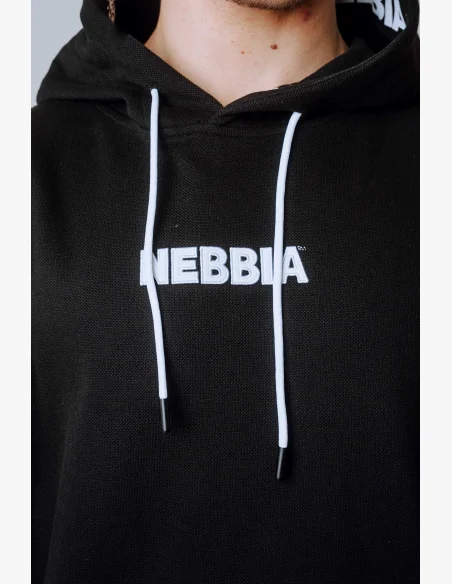 NEBBIA Mikina bez rukávov HERO Čierna