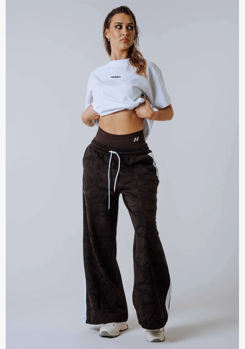 NEBBIA Relaxed fit tričko POWER biela