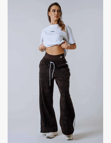 NEBBIA Relaxed fit tričko POWER biela