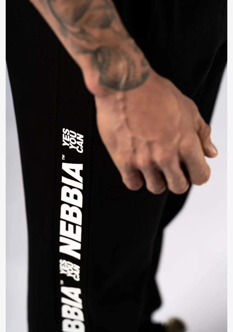 NEBBIA Tepláky HERO čierne