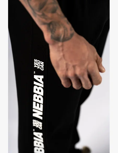 NEBBIA Tepláky HERO čierne