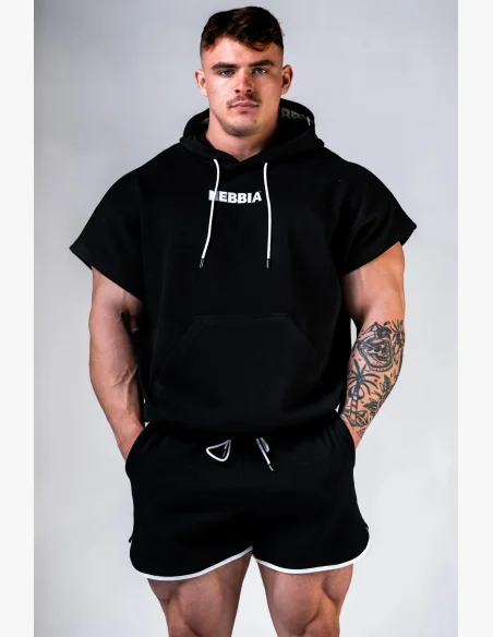 NEBBIA Tréninkový rag top HERO čierny