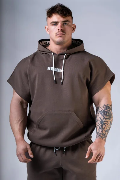NEBBIA Tréninkový rag top HERO hnedý