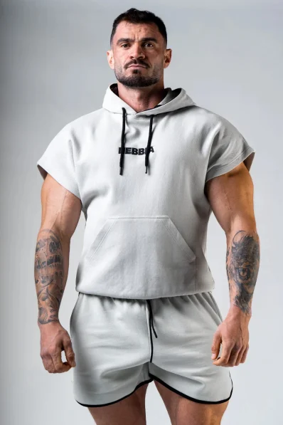 NEBBIA Tréninkový rag top HERO sivý